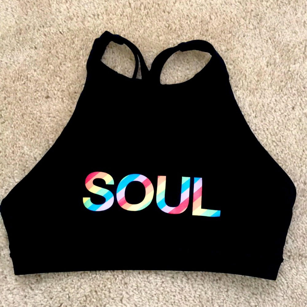 Lululemon x Soulcycle Pride Free to Be bra Size 6